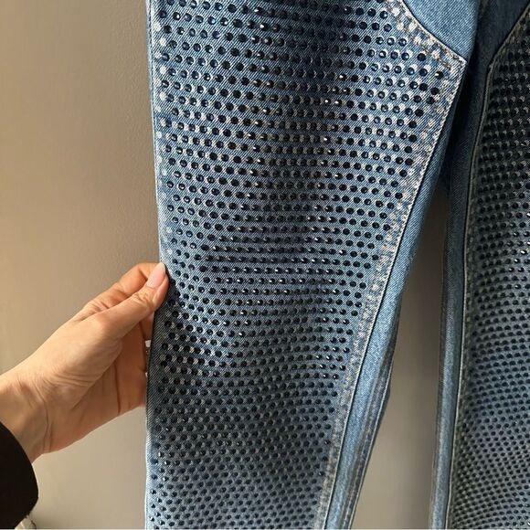 AREA Crystal Embellished Sraight Leg - Picture 6 of 13